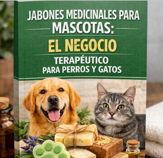 Emprende con jabones medicinales para mascotas