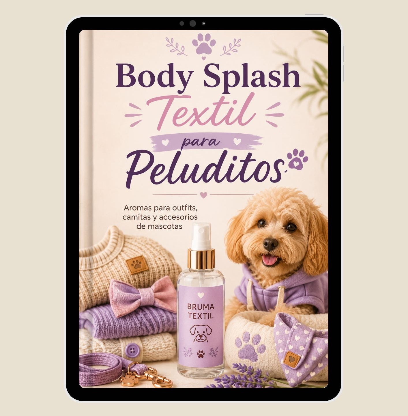 Emprende con Body Splash textil para peluditos