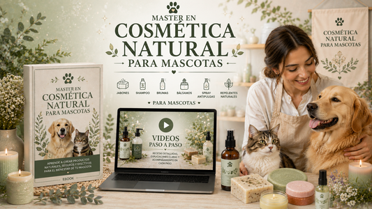 Máster en cosmética natural para mascotas + 10 Bonos.